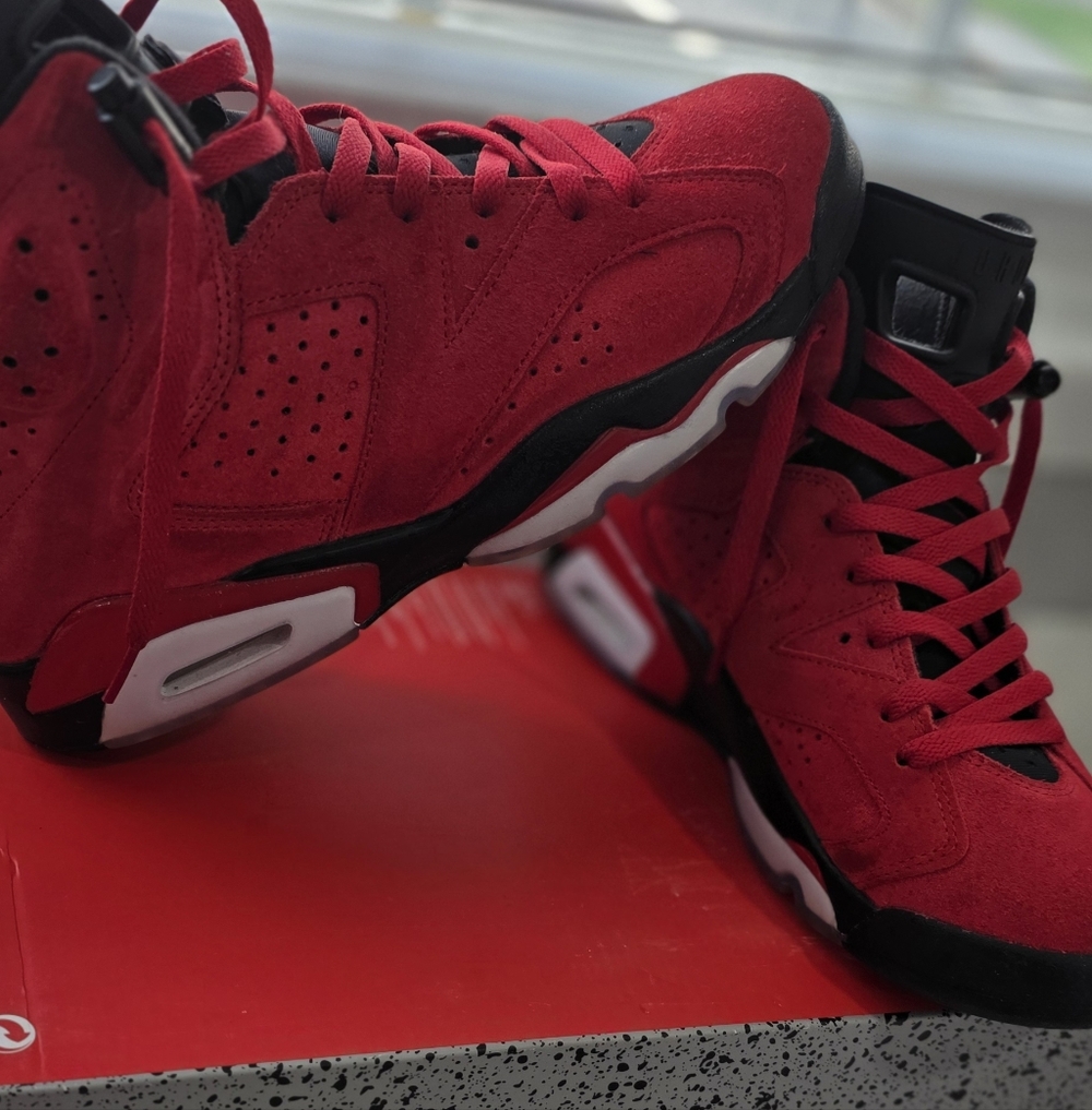 Air Jordan 6 Retro Varsity Red And Black